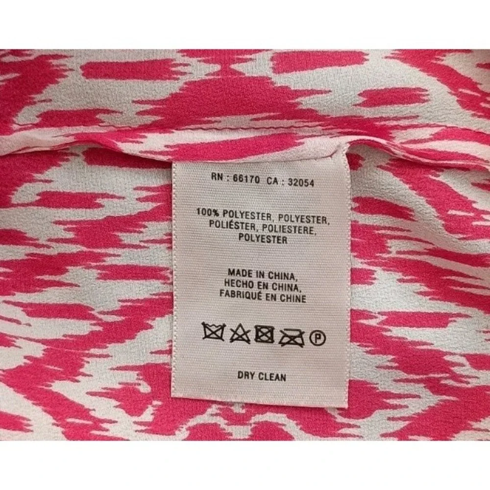 Maeve Anthropologie Ikat Print Smocked Neck Button‎ Front Dress Tunic S Boho - Picture 8 of 12